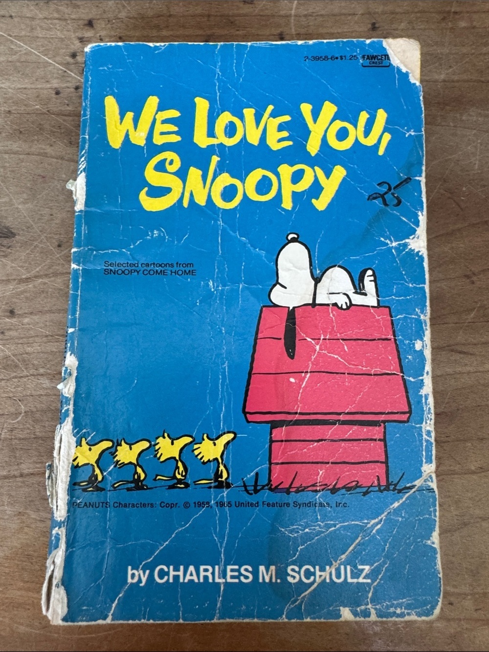 We Love You, Snoopy - Charles M. Schulz vintage paperback